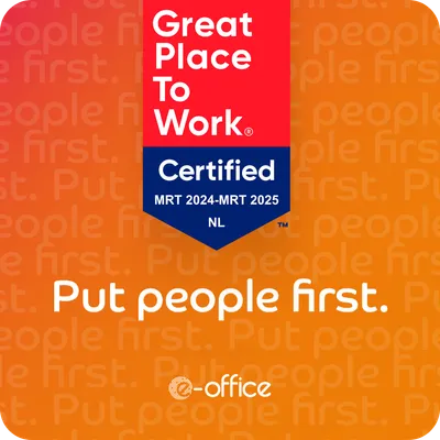 e-office behaalt Great Place To Work Certification™
