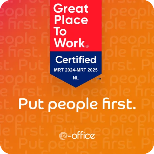 e-office behaalt Great Place To Work Certification™